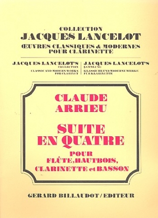 Suite en quatre pour flute, hautbois, clarinette et basson