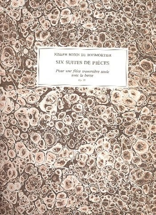 Six Suites de Pices pour une flte traversire seule avec la basse (Faksimile)