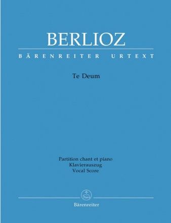 Te deum op.22 fr Chor und Orchester Klavierauszug