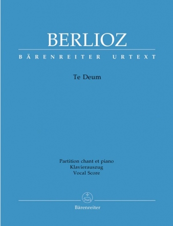 Te deum op.22 fr Chor und Orchester Klavierauszug