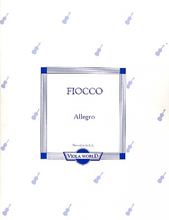 Allegro for viola and piano