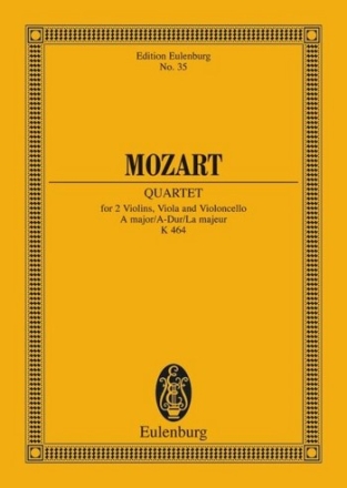Streichquartett A-Dur KV464 fr Streichquartett Studienpartitur