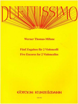 Duettissimo fr 2 Violoncelli Stimmen