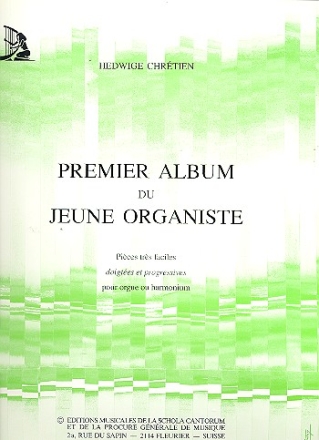 Premier album du jeune organiste Pices trs faciles pour orgue ou harmonium