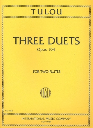 3 Duets op.104 for 2 flutes