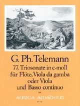 Triosonate c-Moll Nr.77 fr Flte, Viola da gamba (Viola) und Bc
