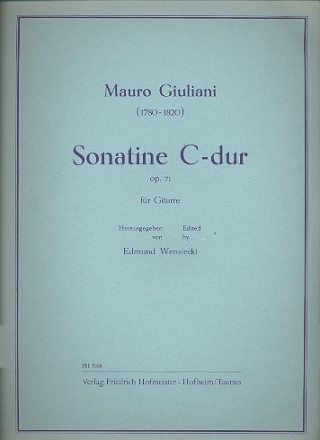 Sonatine C-Dur op.71 fr Gitarre