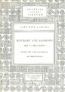 Concerto op.14 for alto saxophone and string orchestra study score