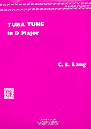 Tuba Tune D major op.15 for organ