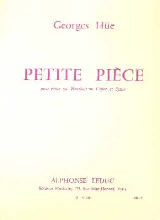 Petite pice pour flte (hautbois, violon) et piano