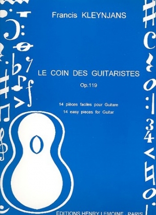 Le coin des guitaristes op.119 pour guitare