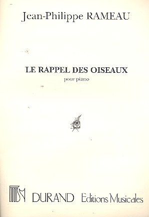 Le rappel des oiseaux pour piano extrait du 1er livre de pieces