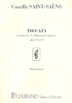 Toccata op.72 no.3  pour piano