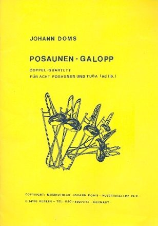 Posaunen-Galopp fr 8 Posaunen und Tuba ad lib. Stimmen