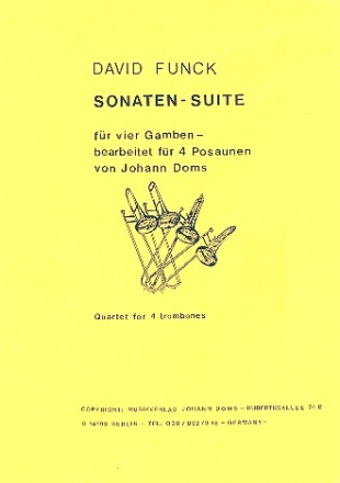 Sonaten-Suite fr 4 Posaunen Stimmen