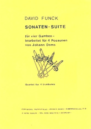 Sonaten-Suite fr 4 Posaunen Stimmen