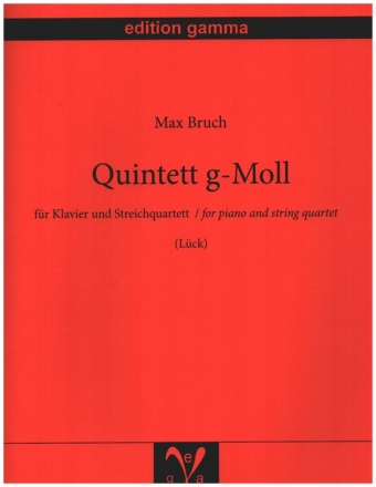 Quintett g-Moll fr Klavier und Streichquartett Stimmen