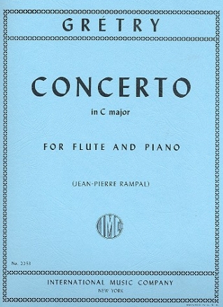 Concerto C major for flute and piano