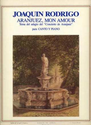 Aranjuez, mon amour para canto y piano