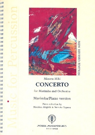 Concerto for marimba and orchestra for marimba and piano