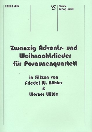 20 Advents- und Weihnachtslieder fr Posaunenquartett