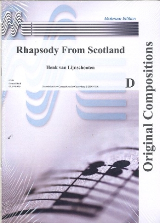 Rhapsody from Scotland for concert band score and parts