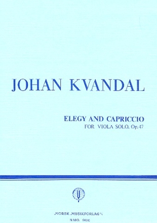 Elegie and Capriccio op.47 for viola solo