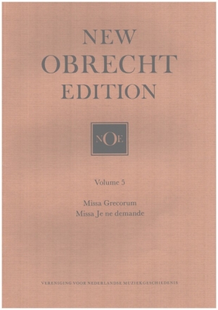 New Obrecht Edition Vol.5 2 Masses for SATB Voices Maas, Chris, Ed.