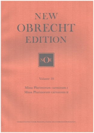 New Obrecht Edition Vol.10 2 Masses for SATB Voices Maas, Chris, Ed.