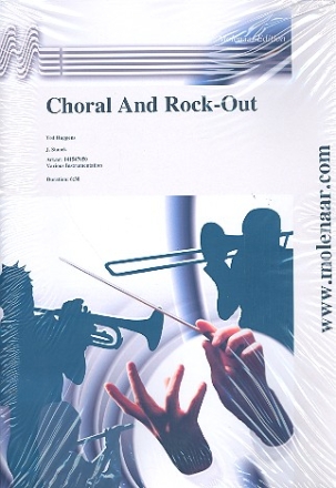 Choral and Rock-out Akkordeon- orchester mit Bass und Drums Partitur und Stimmen