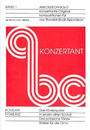 ABC konzertant Band 1 - Stcke fr Standardbass-Akkordeon