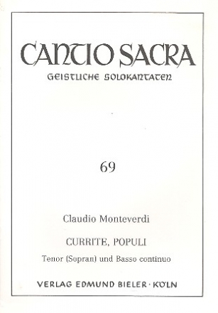 Currite, populi  fr Tenor (Sopran) und Bc