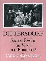 Sonate Es-Dur fr Viola und Kontrabass Stimmen