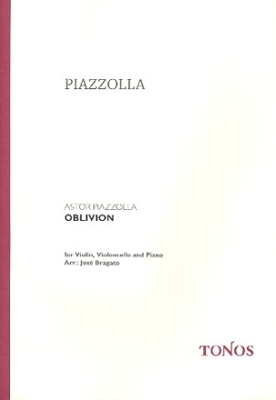Oblivion fr Violine, Violoncello und Klavier Stimmen