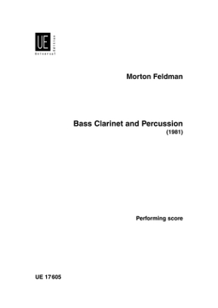 Bass Clarinet and Percussion  score