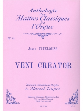 Veni creator pour orgue