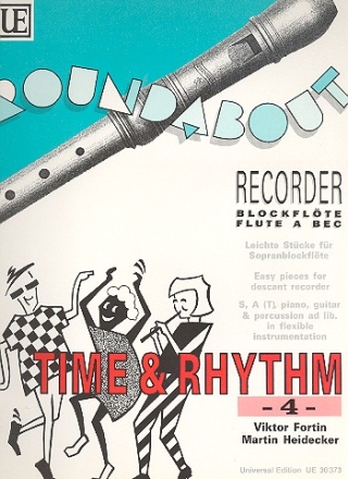 Time and rhythm 4 leichte Stcke fr Sopranblockflte und andere Fltenbesetzungen