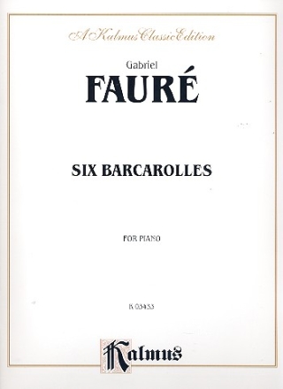 6 Barcarolles for piano