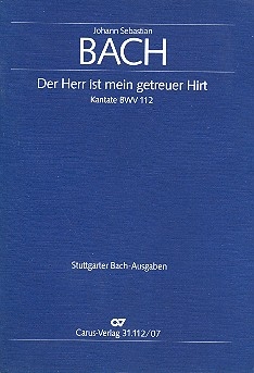 Der Herr ist mein getreuer Hirt Kantate Nr.112 BWV112 Studienpartitur (dt/en)