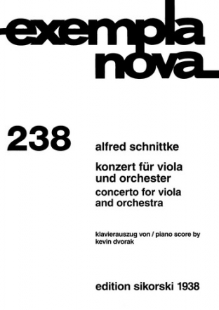 Konzert fr Viola und Orchester fr Viola und Klavier