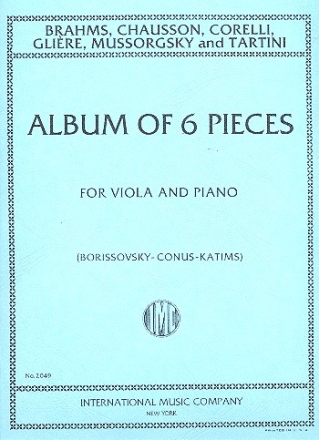 Album of 6 Pieces for viola and piano