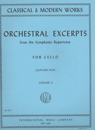 Orchestral Excerpts vol.2 for violoncello