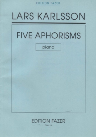 5 APHORISMS for piano