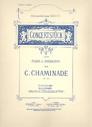 Concertstck op.40 Arrangement pour 2 pianos a 4 mains