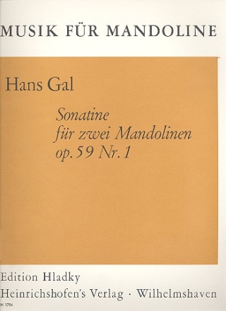 Sonatine op.59,1  fr 2 Mandolinen