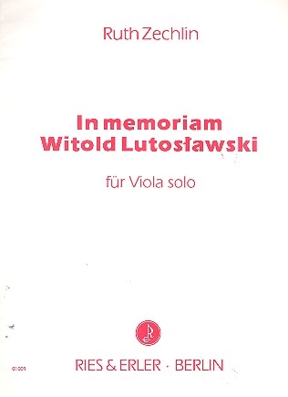 In memoriam Witold Lutoslawski fr Viola solo