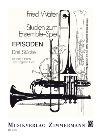 Episoden - 3 Stücke für 2 Oboen und Englischhorn Partitur und Stimmen