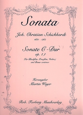 Sonata C-Dur op.1,1 fr Flte und Bc