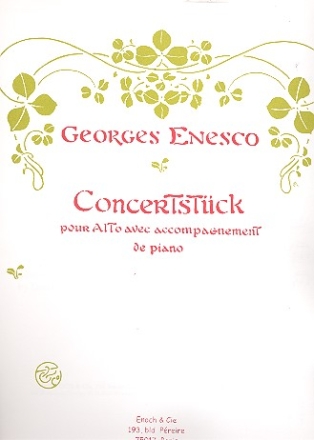 Concertstck pour alto et piano