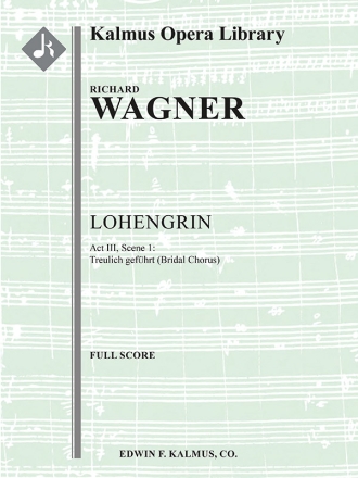 Bridals chorus (from Lohengrin) for orchestra conductor's score